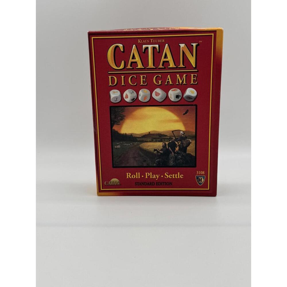 Catan Dice Game Standard Edition 1-4 Players Klaus Teuber Complete in Box